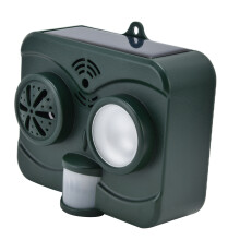 Waterproof Solar Ultrasonic Animal Repeller 3.7V 15x12x5cm