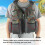 Adjustable Fishing Vest with Floating Pad 3
