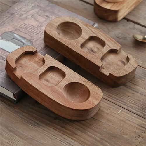 Wooden Egg Tray -Egg Cup Holder, Ideal for Kitchen & Dining 2