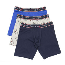 Tommy Hilfiger Herren Baumwoll Stretch Boxer Brief Multipack, Cyber Grau, Groß
