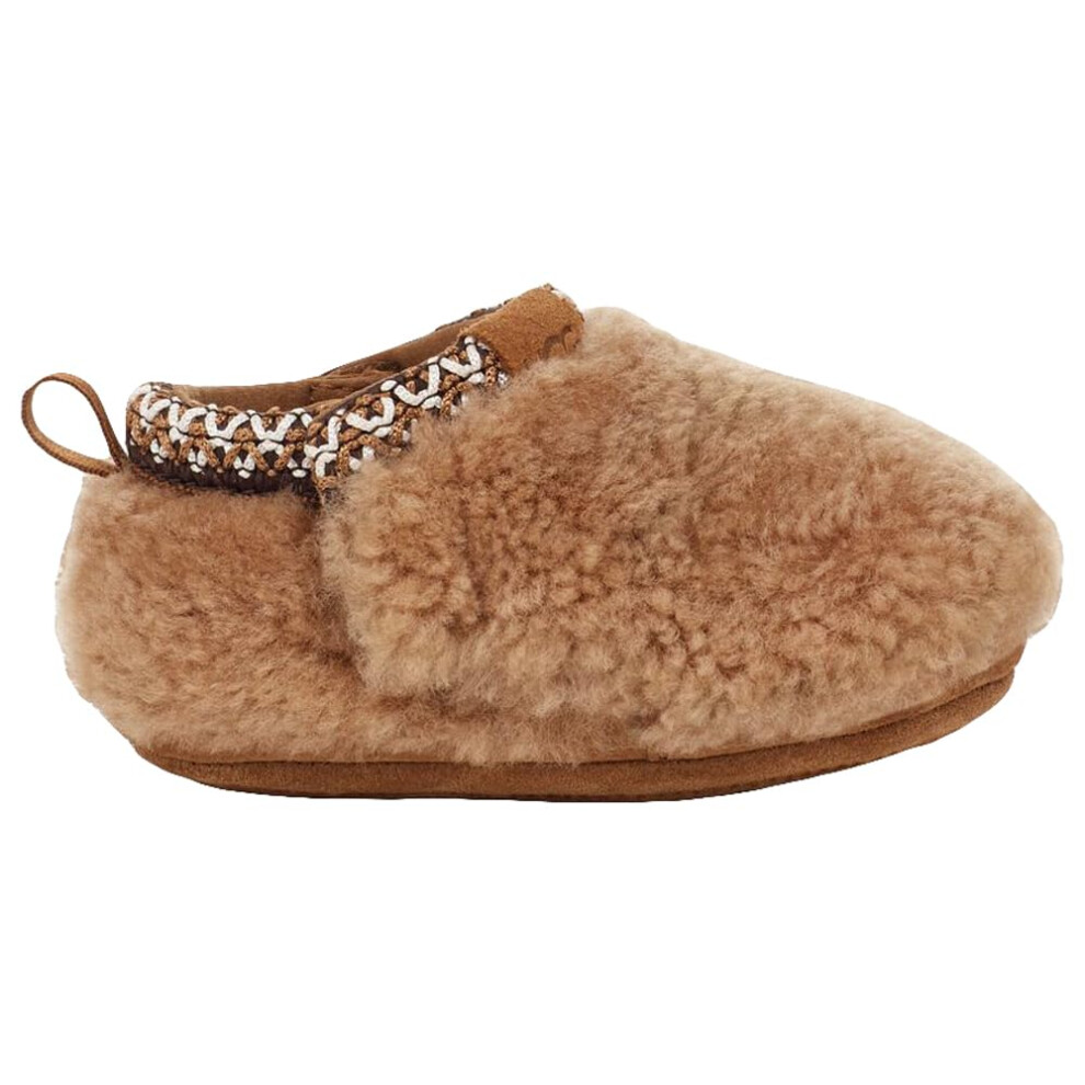 Ugg Kids I Baby Tasman Maxi Curly Slipper, Chestnut, 02/03