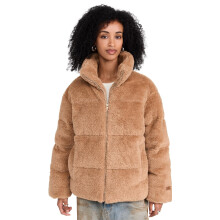 Giacca Puffer UGG Emmalyn Uggfluff da Donna, Camel, XS