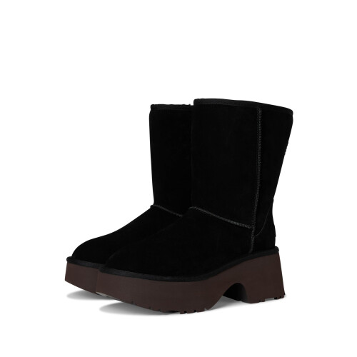 UGG UGG Women's Classic Short New Heights Boot, Black, 9