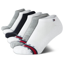 Chaussettes Basses Tommy Hilfiger Femme - 6 Paquet Confort Performance Invisible - Chaussettes Sport Femme (4-10)