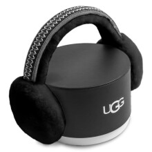 UGG, Mujeres, Orejeras de Piel de Oveja Tasman, Negro II, Talla Única