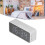 G50 Multifunctional Bluetooth Alarm Clock Speaker, 1200mAh, White 1
