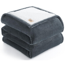 Manta UGG Nita Reina/Cama Completa de Nieve Suave Reversible de Felpa para Decoración de Dormitorio