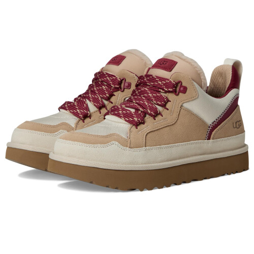UGG UGG Herren Lowmel Sneaker, Driftwood/Biking Red, 15
