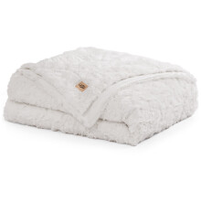 Manta de Piel Sintética UGG para Cama, Manta Suave de Doble Cara, Grande y Cálida para Sofá, Lavable 66" x 90"