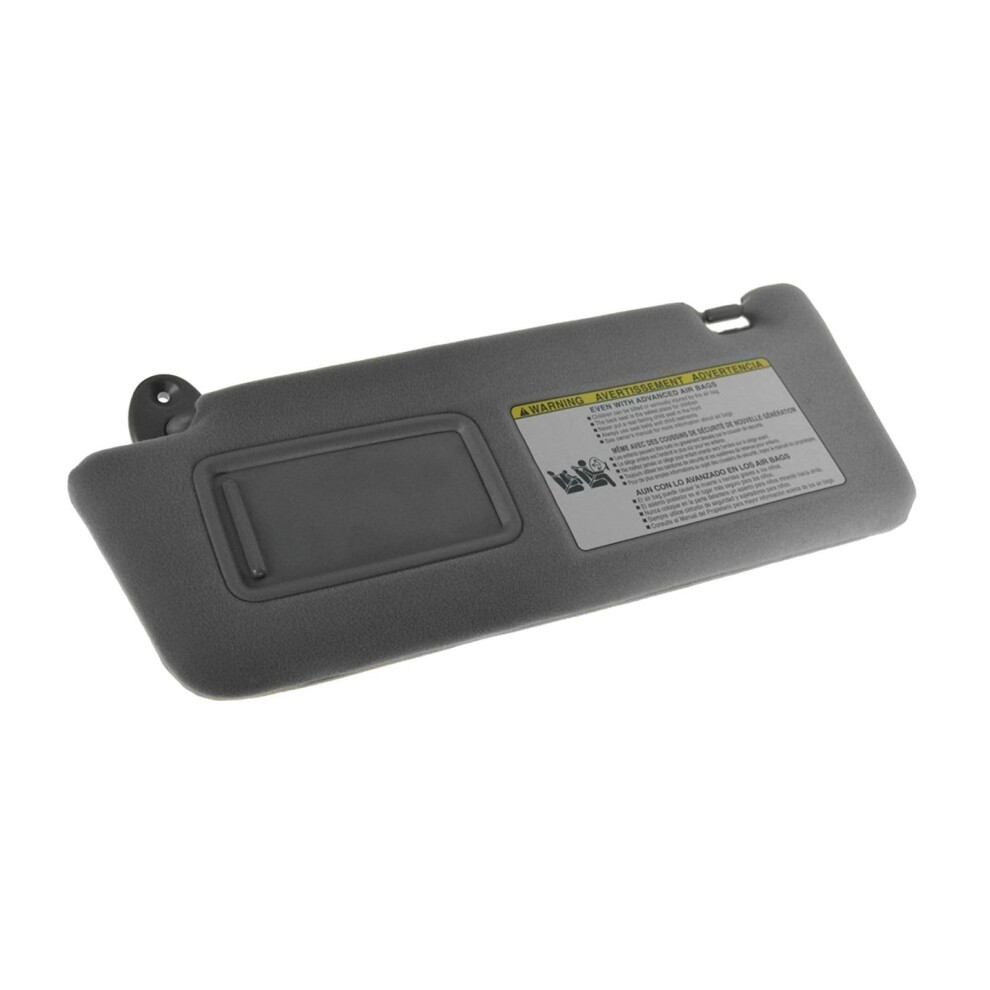 Driver Side Sun Visor With Mirror, HeatâReducing Sun Protection, DirectâFit For Toyota Tacoma 2005Â2011 Gray 9073542784487