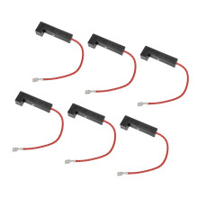 Set of 6 Practical 0.8A 5KV Microwave Oven Fuse Plastic-700mA