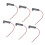 6PCS Microwave Oven High Voltage Fuse 5KV 0.8A Plastic-800mA 1