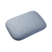 Natural Latex Cool Camping Pillow – Medium Firm, Breathable & Cooling Cover (Gray) – Compatible with Travel, Backpacking, Planes