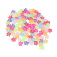Star Shaped Beads Plastic 200Pcs 0.2 x 0.4in