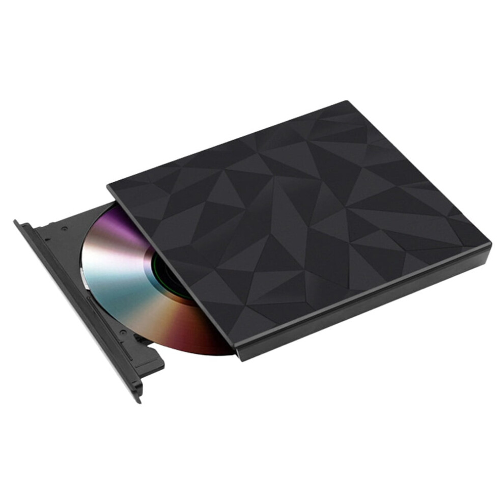 Usb Typec Slim External Dvd Rw Cd Writer Drive Burner Reader Player Optical Drives Dvd Burner Dvd Black 9448483873925