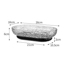 Hjem, Have og Værktøj Gadgets Køkken Spisestue Frugt Dekorativ Bakke Kosmetik Cupcake Smykker Træ Krystal Madopbevaring, Gaver til Kvinder, Sort