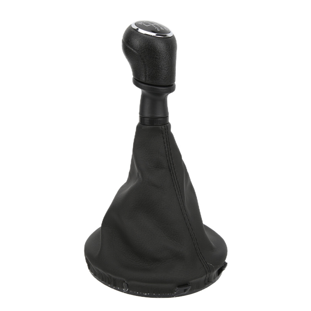 Pu Leather Gear Shift Cover For Transport Caravelle T5 T6 2003Â2011 Black 9341391463274