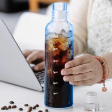 Leakproof Transparent Measuring Cup, Under $5 Unisex Timed Measuring Cup Transparent Plastic Car Cup Leakproof Concise Water Cup
