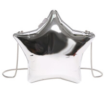 Women Star Shape Shoulder Bag Messenger Bag Cute Evening Bag Fashion Acrylic Crossbody Bag Evening Clutch Purse