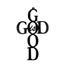 13.78.66" Metal Bible Verse Wall Decor – Christian Home Sticker & Mural (Black)