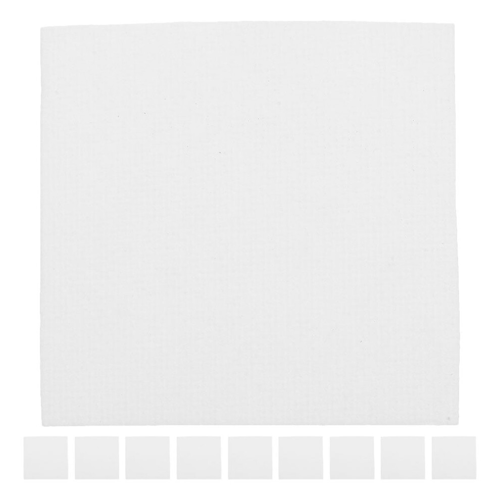 20Pcs Ceramic Fiber Gasket Sheets For Microwave Kiln Fireproof Insulation Paper For Diy Crafts Square Shape Ceramic Fiber Gasket 9448483928908