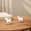FRCOLOR Mini Goat and Lamb Figurines Set 3pcs 1