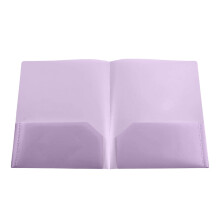 Water-Resistant Letter-Size Plastic Folders with Pockets & Business Card Slot – Heavy Duty for Office/School Document Organization