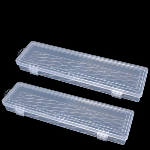 Plastic Bead Organizer Box Transparent 12-Compartment