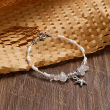 Summer Hot-Selling Ocean Breeze Beach Vacation Beaded Bracelet - DIY Original Design with Seashells and Starfish Charms