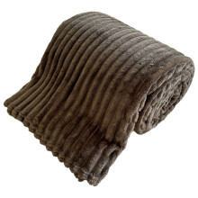 MBXM Thickened Blanket 150x200cm Light Brown, Soft Cozy Shearling Wool Blanket – Warm, Lightweight & Sleep-Enhancing
