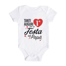 Short Sleeve Letter Print Romper Bodysuit White 12-18 Months
