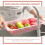Over Sink Drying Rack Kitchen Sink Accessory for Easy Vegetable Fruit Washing and Convenient Drain Basket for Kitchen 5