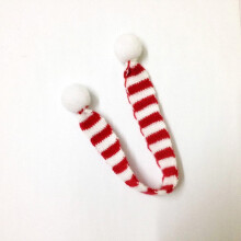 5PCS Cute Red Knitting Warm Scarves for Women Outdoor Winter Fashion Style