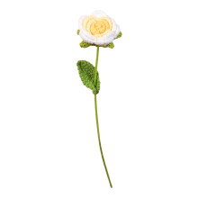 Virkad rosbukett gul 40x8 cm handgjord blommig