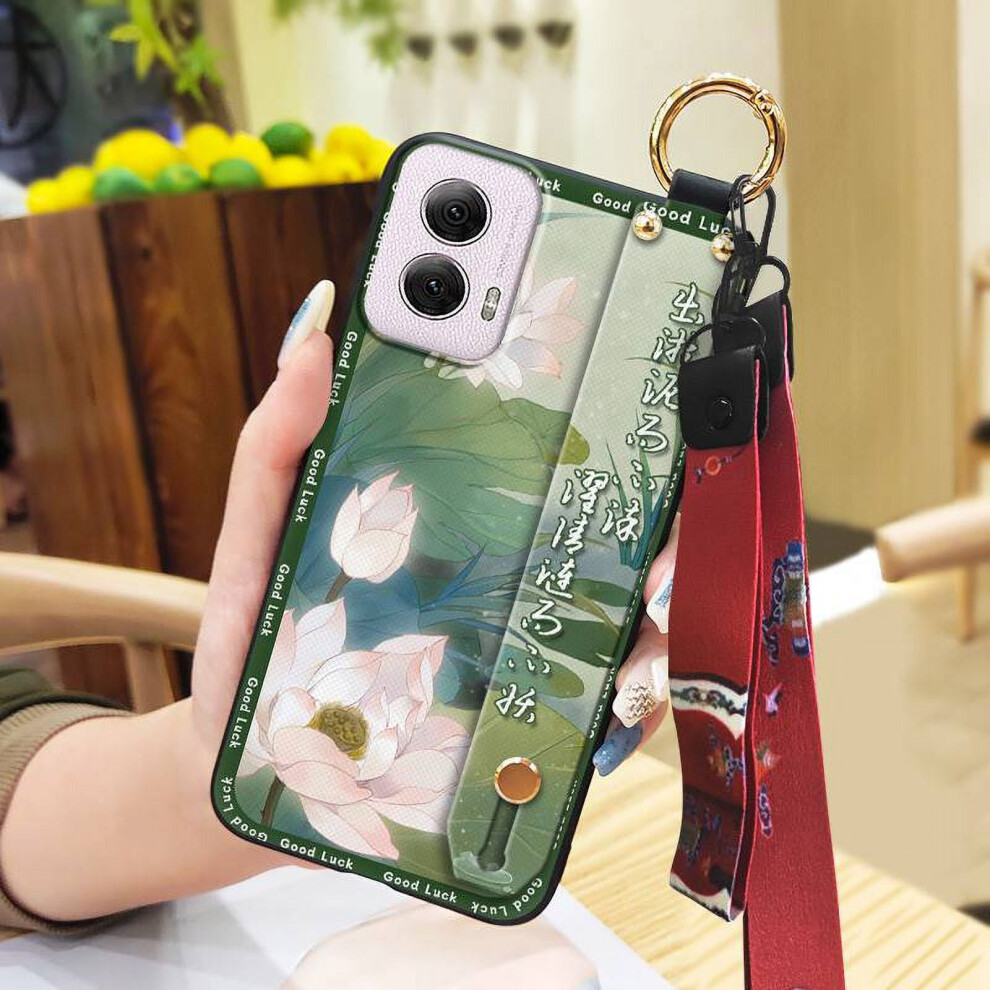 Moto G Power 5G 2024 Phone Case – Anti-Knock, Waterproof, Kickstand, Wrist Strap, Chinese Style Silicone Case Compatible With Moto G Power 5G 2024 9448483988032