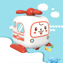 Animal Pull Back Car Toy for Babies & Toddlers, Crash & Go Toy, Early Learning Toy for Ages 1-3, Fine Motor Skills Development, White