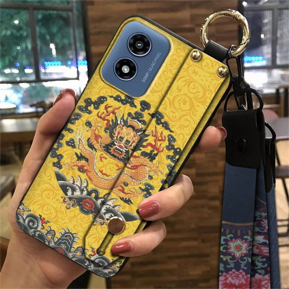 Moto G Play 2024/4G/5G Phone Case Â Soft, Waterproof, Shockproof, Kickstand, Wristband, Anti-Dust, Chinese Style 9448483987462