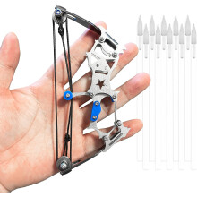 Mini Archery Bow Set Right Hand Metal Compound Bow