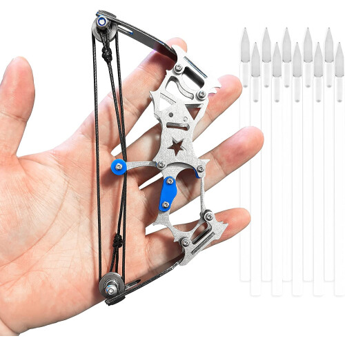 Mini Archery Bow Set Right Hand Metal Compound Bow