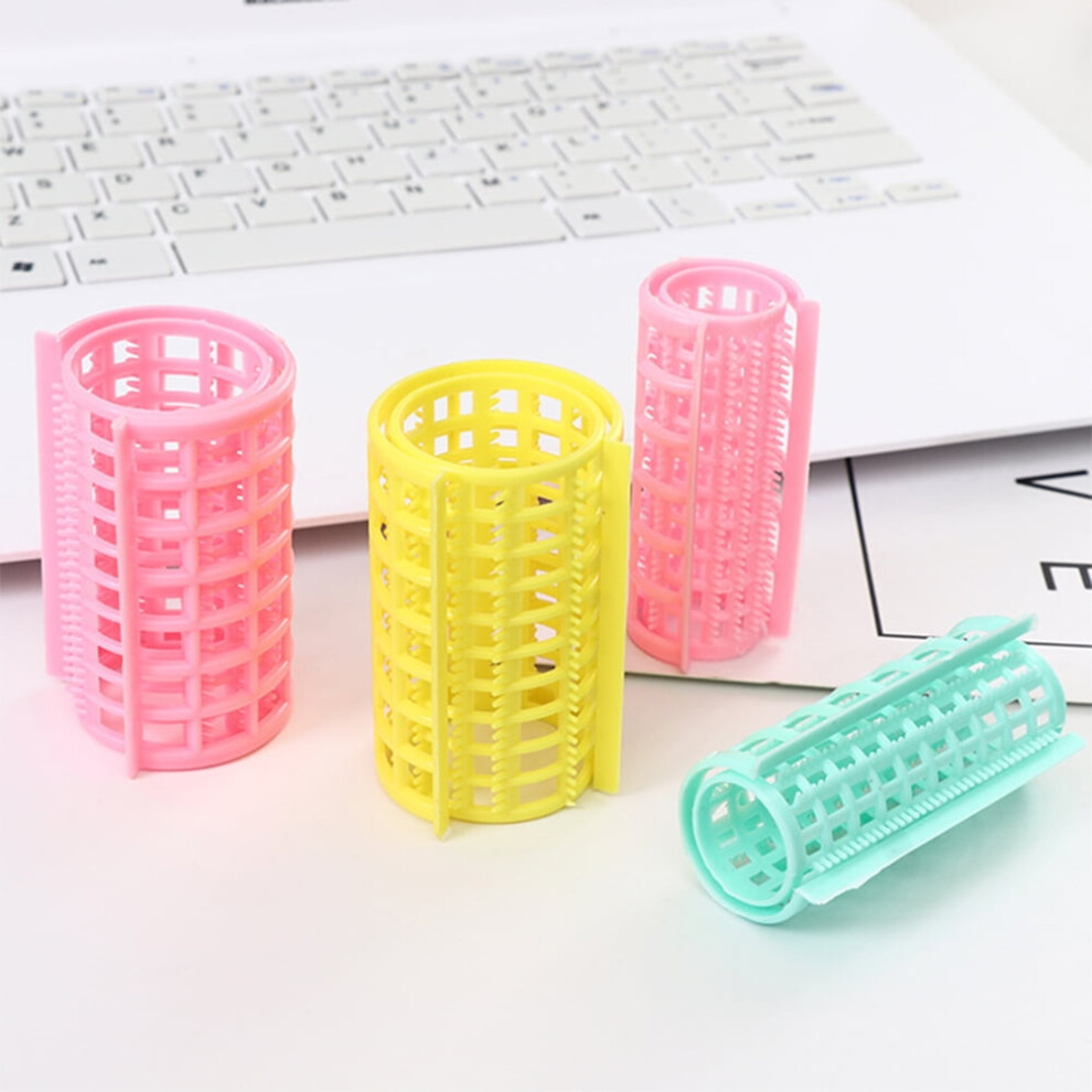 Small Hair Rollers Plastic Hair Curlers 36Pcs For Short Hair Bangs Curls Hairstyle Tools Random Style