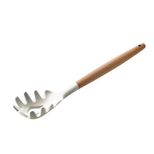 Milk White Wooden Handle Silicone Kitchenware 11 Pieces Suit Non-Stick Spatula Cooking Tools Kitchen Utensils Kitchen Set