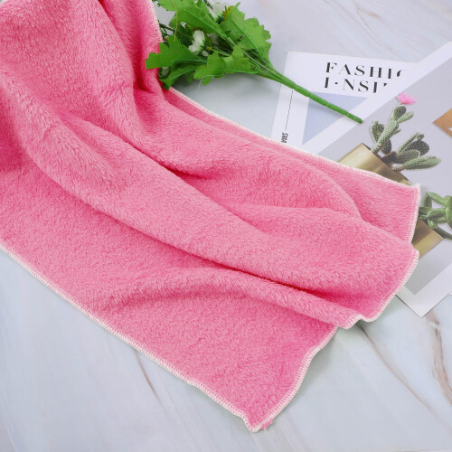 Plush Fleece Throw Blanket Pink 50x70 cm