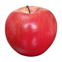 1 Pc Realistic Fake Apple Decor, 3.14x2.75", Red, compatible with Apple Decorations for Kitchen & Party Props