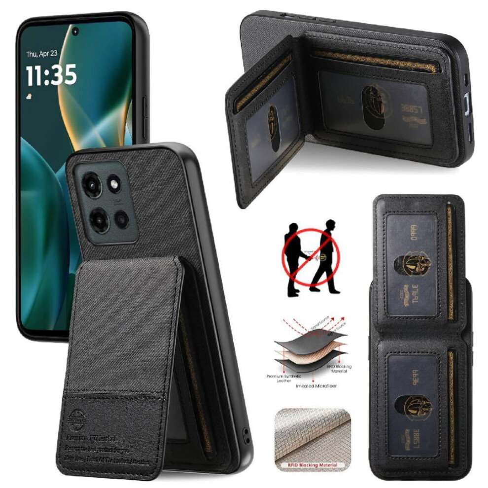 Case For Motorola Moto G 5G 2025 Leather Case Wallet Shockproof Rfid Blocking 9448483447966