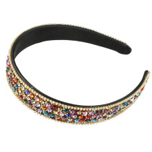 Women Rhinestone Headband Bejewelled Hairband for Girls Ladies Assorted Color