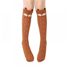 Girls Children Toddler Kids Knee High Length Socks Cat Animal Cartoon 3-12 years