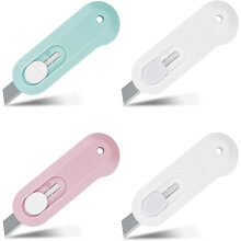 4pcs Box Opener, Fixed Slot Parcel Cutter Retractable Box Opener for Cardboard, for Packaging Boxes, Parcels, and Envelopes