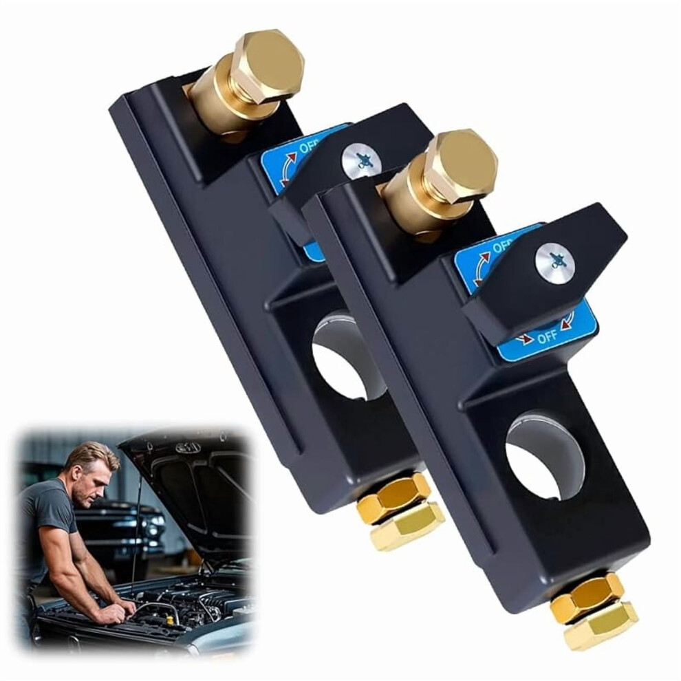 Smart Car Battery Disconnect Switch, Heavy Duty Shut Off Isolator Â Compatible With Car, Rv & Boat (2Pcs) 9448483452076