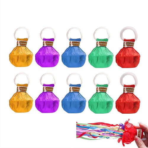 10-Pack Flame-Retardant Paper Ribbon Streamers
