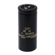 Condensateur électrolytique en aluminium 125 V 10 000 µF, remplace les condensateurs 120 V et 100 V de 35 x 80 mm.